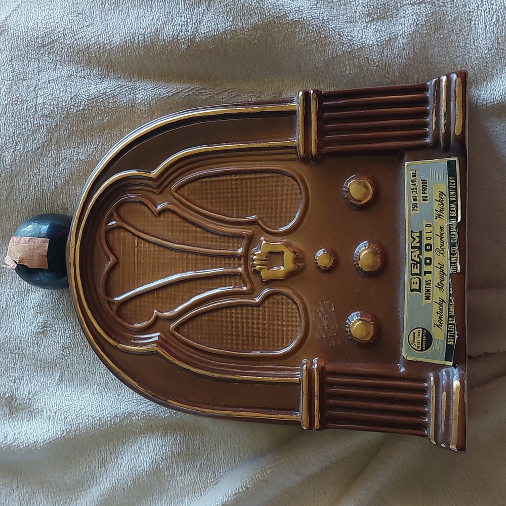 Vintage 1979 Jim Beam Pacific Pioneer Broadcasters bottle